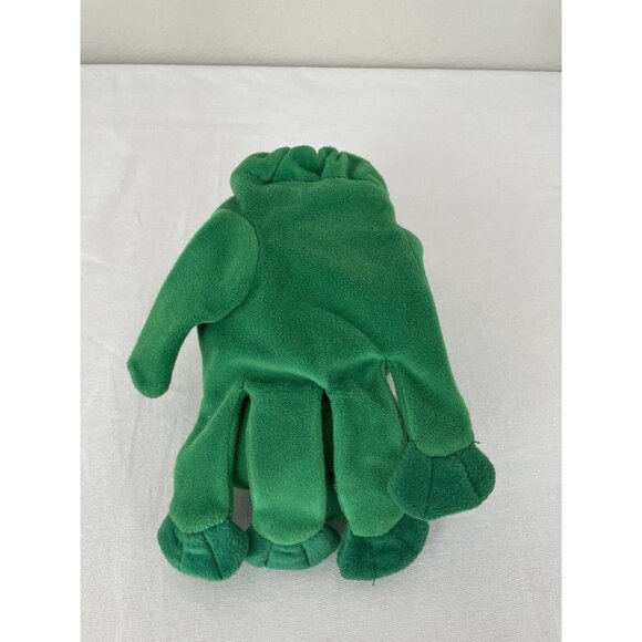 Vintage Plush Creations Green Frog Hand Glove Puppet 9" 1990's - Picture 5 of 7